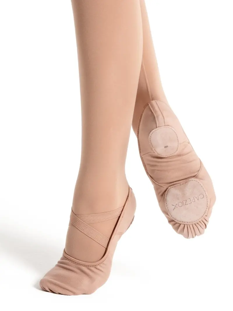 Hanami Canvas Ballet Slippers – Nude Professional Dance Shoes For Training 1