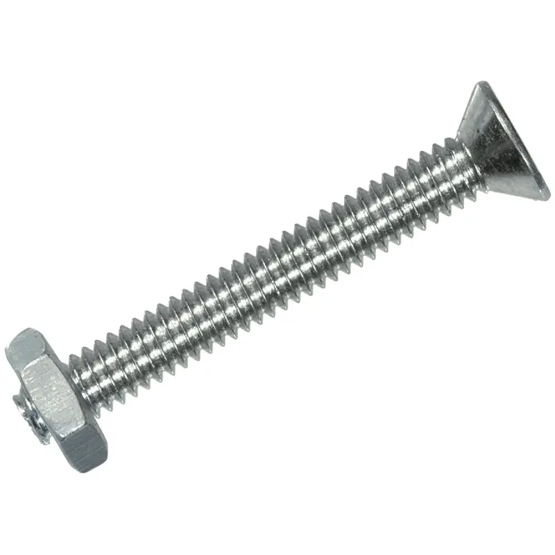 Hillman 1/4-Inch X 1-1/4-Inch Flat Head Machine Screw With Matching Nut – 5-Pack 1