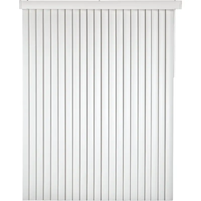Home Impressions Cordless White Vinyl Vertical Blind – 66X84 Inch Light Filtering 1