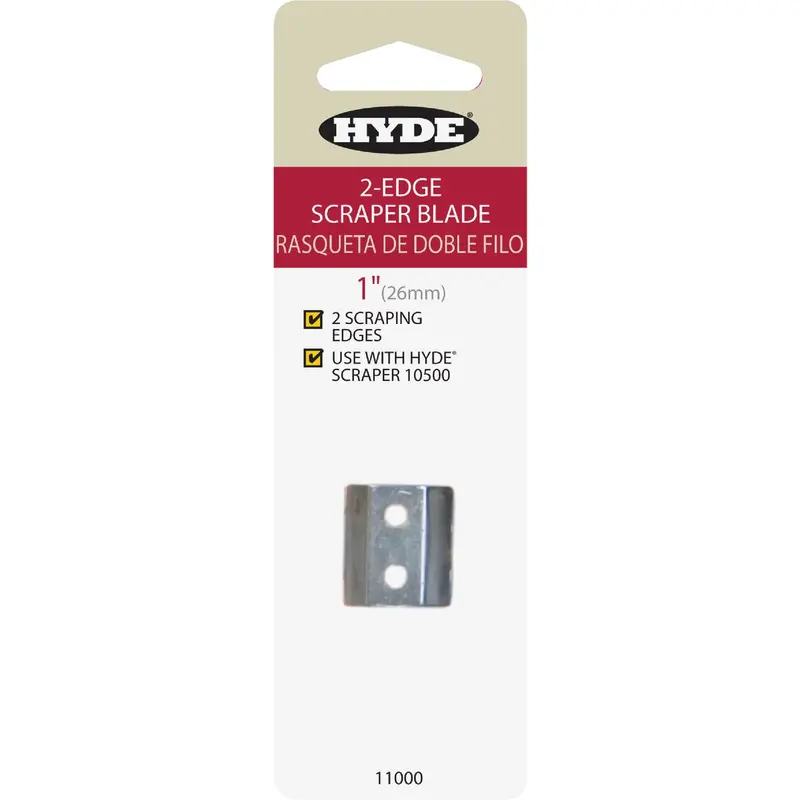 Hyde 1-Inch Dual-Edge Replacement Scraper Blade For Precision Scraping 1