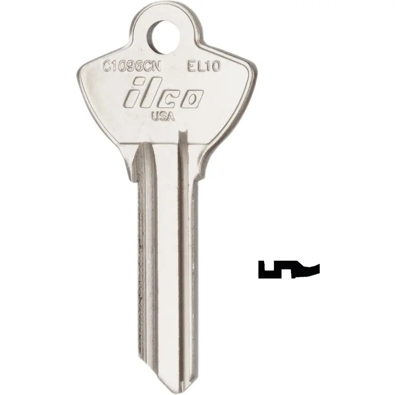 Ilco Elgin Key Blanks — 10-Piece Pack For Replication And Cutting 1