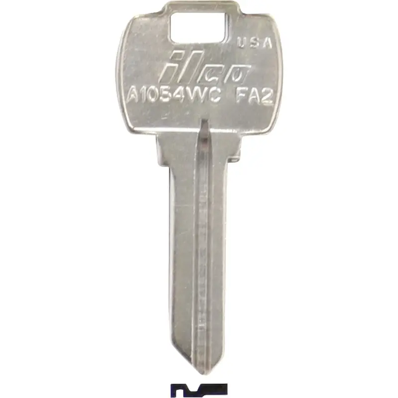 Ilco Fa2 Nickel-Plated House Keys – 10-Pack Replacement Door Keys 1