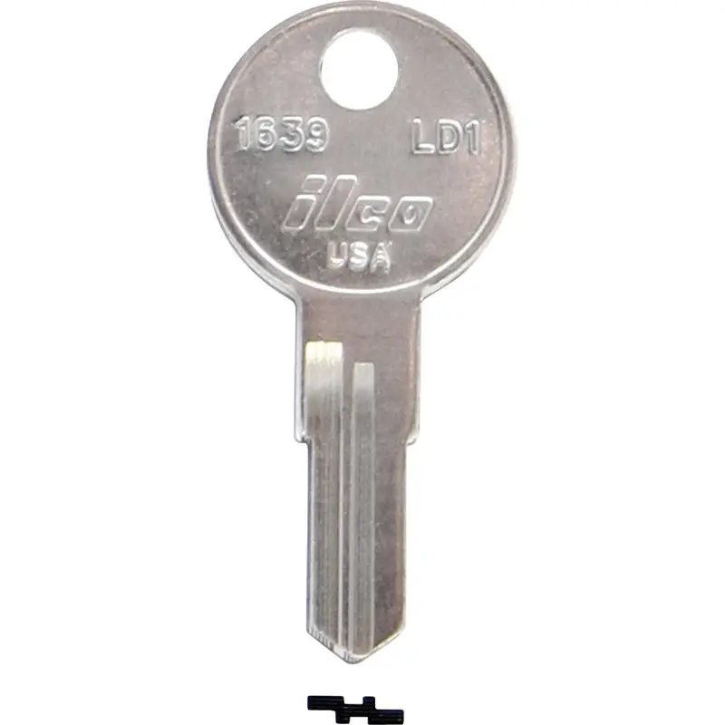 Ilco Larson Storm Door Keys – Nickel-Plated Ld1, 10-Pack 1