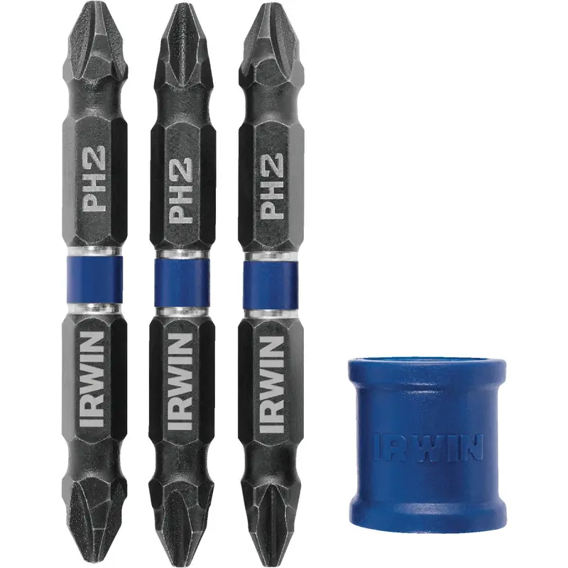 Irwin Impact-Ready Phillips Double-Ended Screwdriver Bit Set – 4-Piece 1
