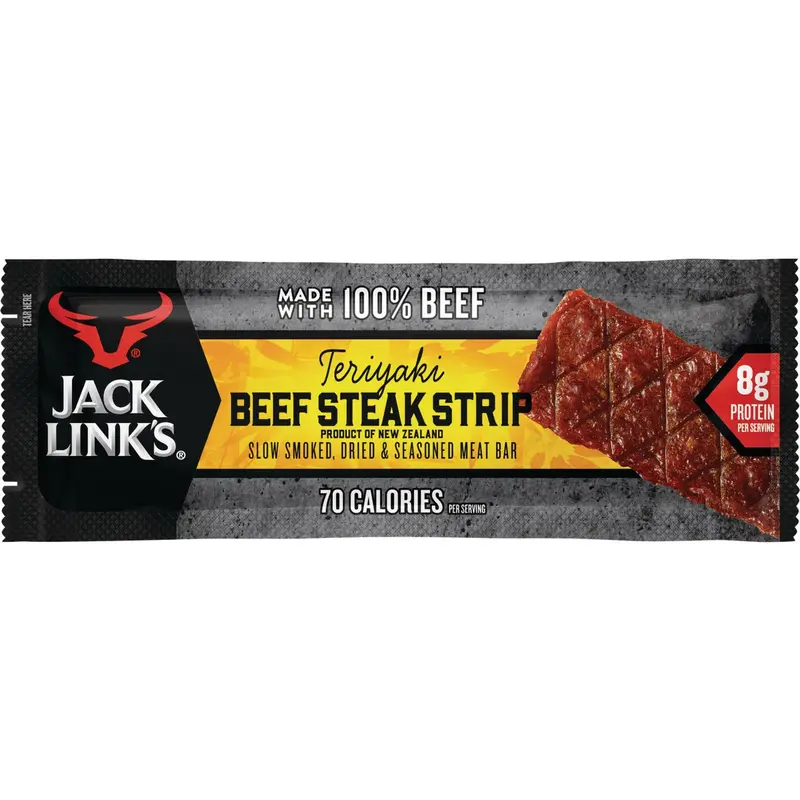 Jack Link’S Teriyaki Beef Steak Strips – 0.9 Oz Portable Protein Snack 1