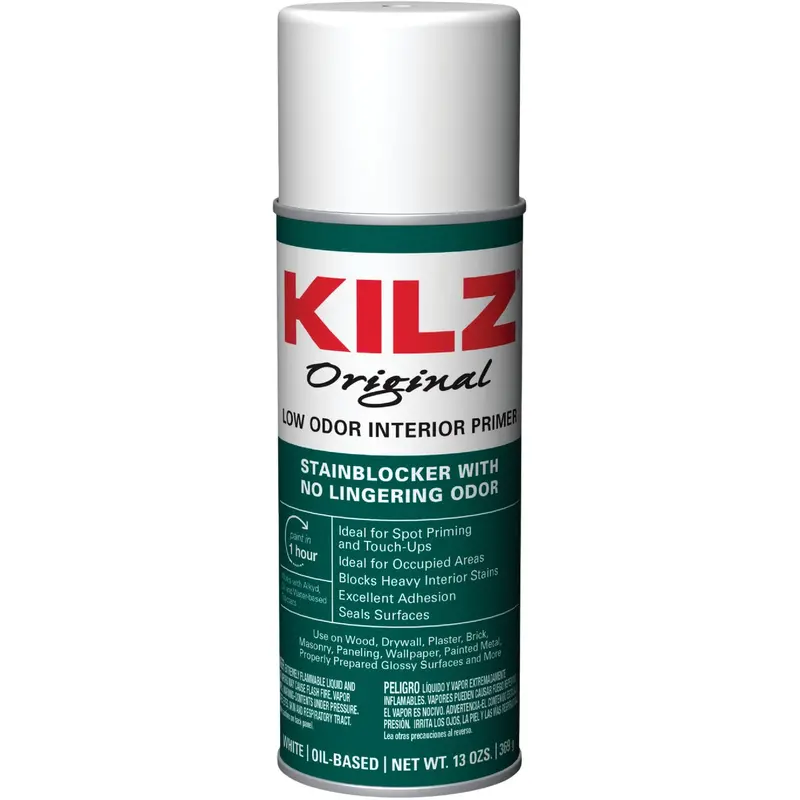 Kilz Original Low-Odor Oil-Based Primer – 13 Oz White Interior Stain Blocker And Sealer 1