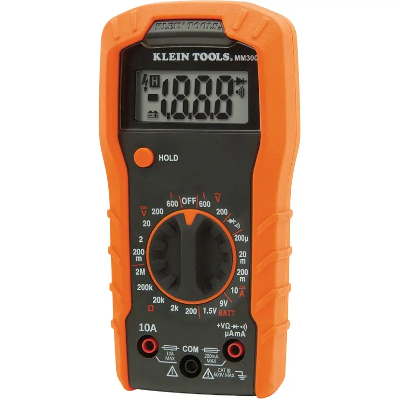 Klein Tools 600V Manual Ranging Digital Multimeter For Electrical Testing 1
