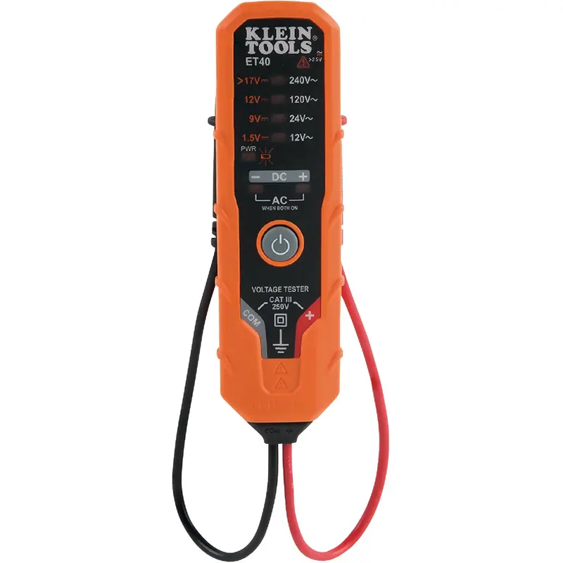 Klein Tools Ac/Dc Electronic Voltage Tester – Non-Contact Detection 1
