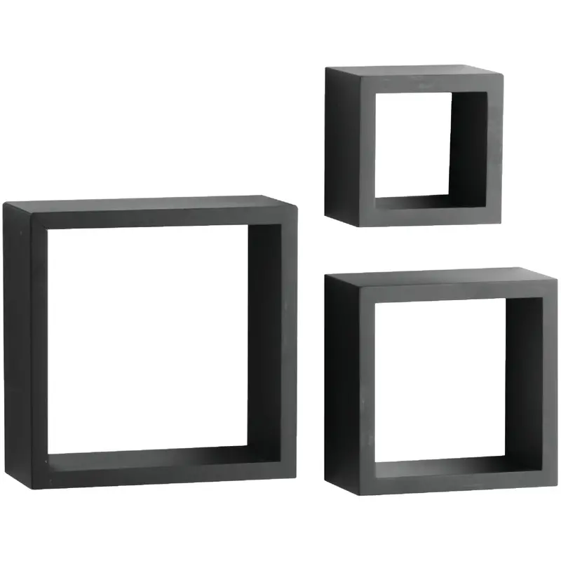 Knape & Vogt Black Shadow Box Wall Display Kit 1