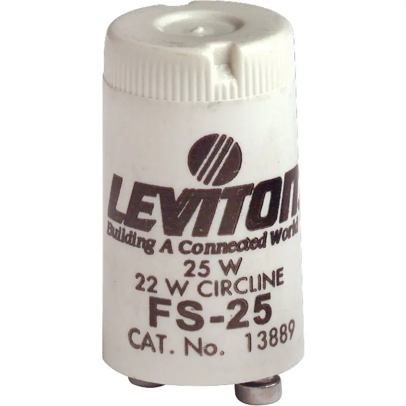 Leviton Circline Fluorescent Starter – 22W/25W, 2-Pin 1