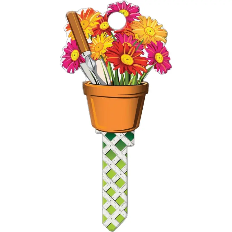 Lucky Line Kw11 Decorative House Key With Gardening-Themed Design 1