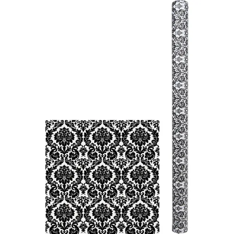 Magic Cover Acanthus Pattern Decorative Yard Fabric – Flannel-Backed, 54" X 15 Yards 1