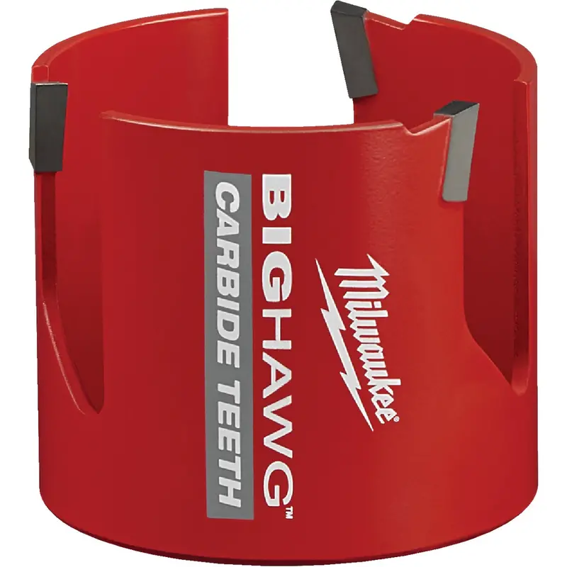 Milwaukee Big Hawg Carbide-Tipped Hole Saw – 3-Inch Diameter For Hard Materials 1
