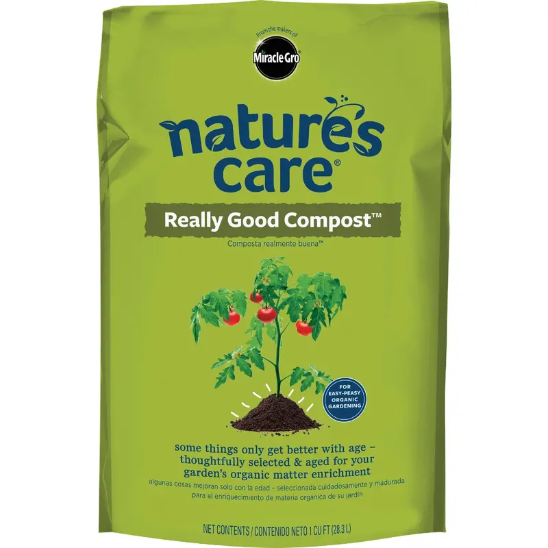 Miracle-Gro Nature'S Care Organic Compost – 1-Cubic-Foot (36-Pound) Lawn & Garden Soil Enhancer 1