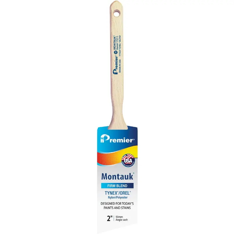 Montauk Angle Sash Paint Brush – 2-Inch Nylon/Poly Blend, Ideal For Trim & Detail Work 1