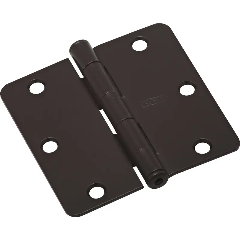 National Oil-Rubbed Bronze Door Hinge – 3.5-Inch × 1/4-Inch Radius Cabinet Hardware 1