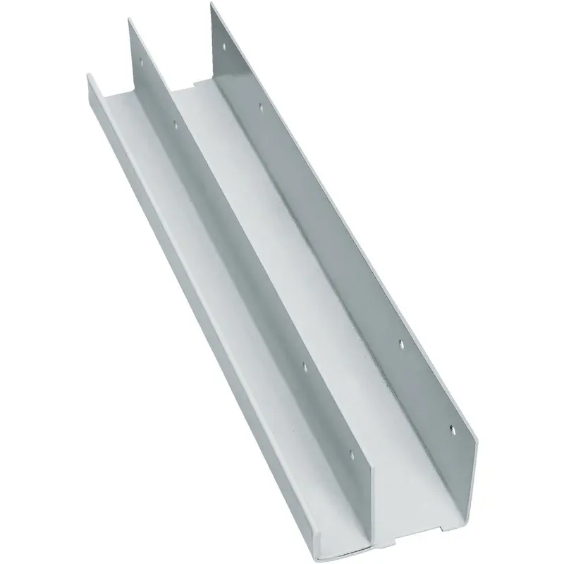 National Steel Vertical Door Frame – 14-Foot Height, White Powder-Coated Finish 1
