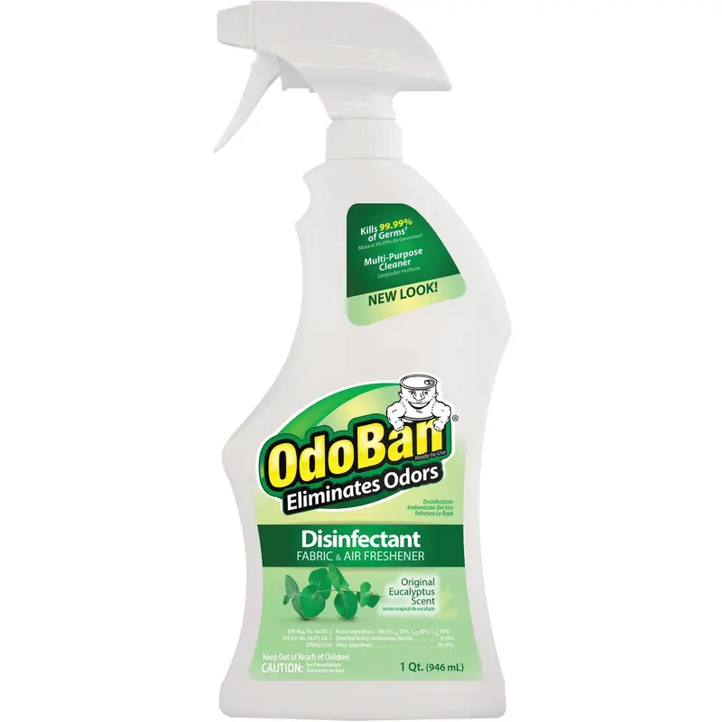 Odoban Eucalyptus-Scented Surface Sanitizer & Deodorizer – 32 Oz Washable Formula 1