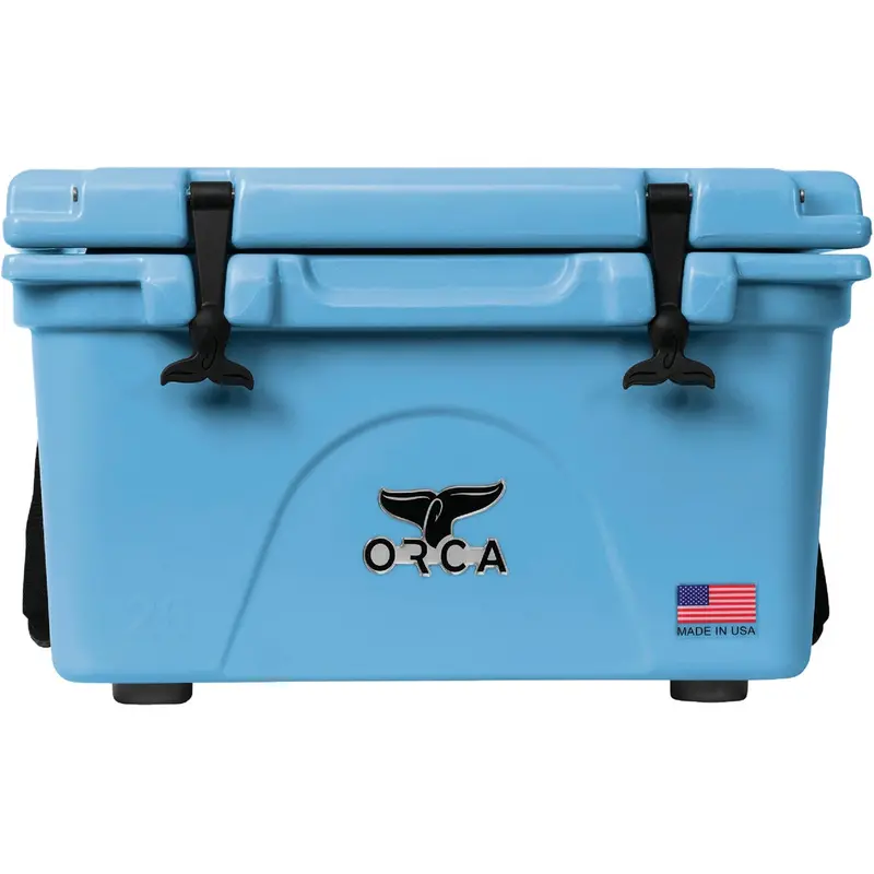Orca 26-Quart Portable Cooler – Light Blue, Holds Up To 24 Cans 1