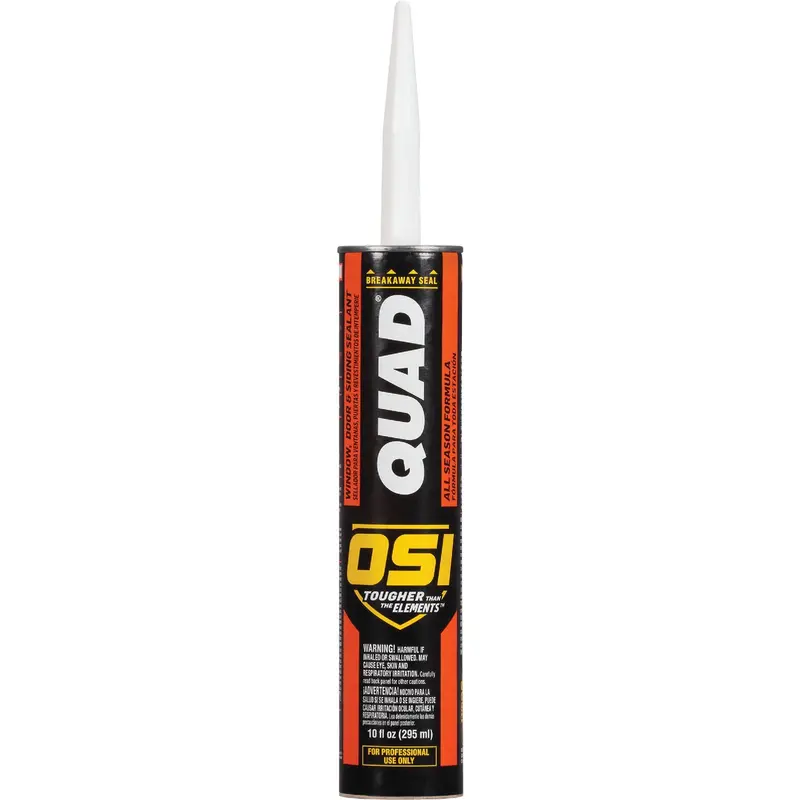 Osi Quad Polymer-Based Clear Sealant – 10 Oz Tube For Exterior Joints 1
