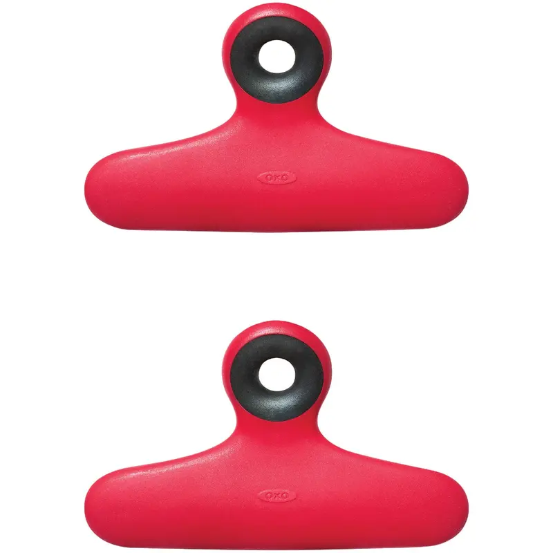 Oxo Good Grips Red Bag Clips – Heavy-Duty Reusable Food Storage Seals, 2-Pack 1