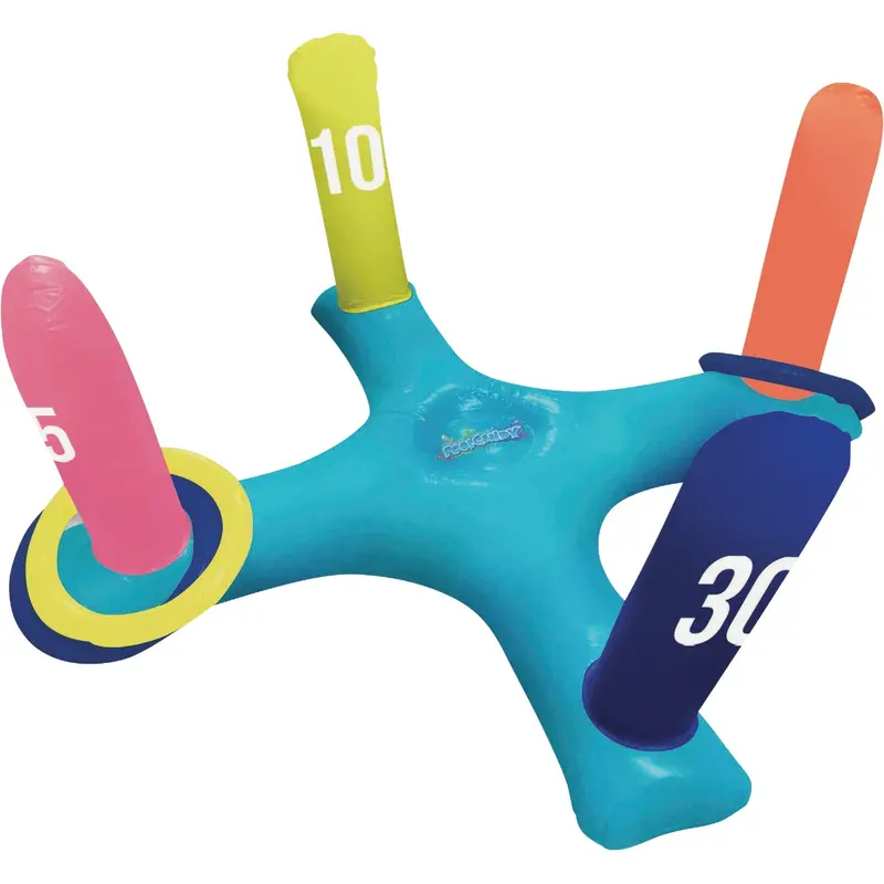 Poolcandy Inflatable Ring Toss Game – Multiplayer Outdoor Lawn Activity 1