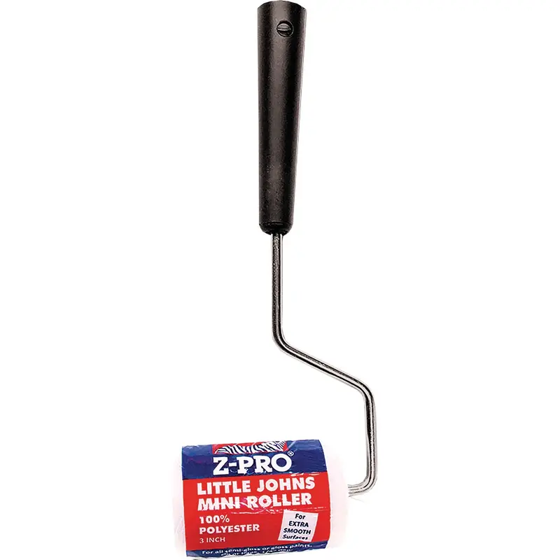 Premier Z-Pro Smooth-Nap Paint Roller Cover & Frame – 3" × 1/4" Nap 1
