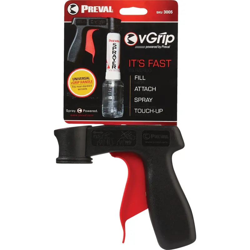 Preval Vgrip Universal Paint Sprayer Handle – Compatible With All Preval Spray Systems 1