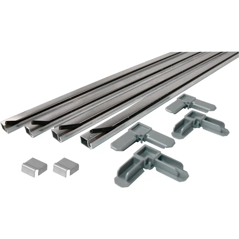 Prime-Line 5-Foot Mill Screen Frame Kit – 3/4" X 5/16" Aluminum Replacement Track System 1