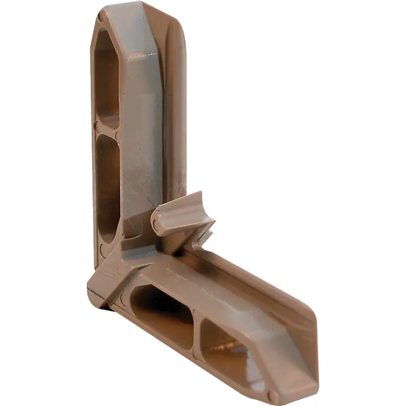 Prime-Line Tan Plastic Anderson Screen Frame Corner Kit – 3/4" X 7/16", 20-Pack 1