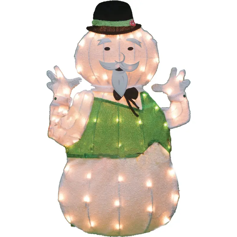 Product Works Sam The Snowman Holiday Decoration – 32-Inch Incandescent Figure 1