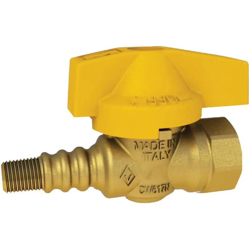 Proline Texas Pattern Forged Brass Gas Shut-Off Valve — 1/2" Size 1
