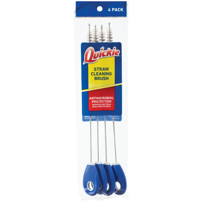 Quickie 11-Inch Reusable Straw Cleaning Brush – 4-Pack For Deep Cleaning 1