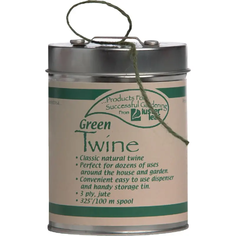 Rapiclip Jute Garden Twine With Built-In Cutter – 325-Foot Green Roll 1