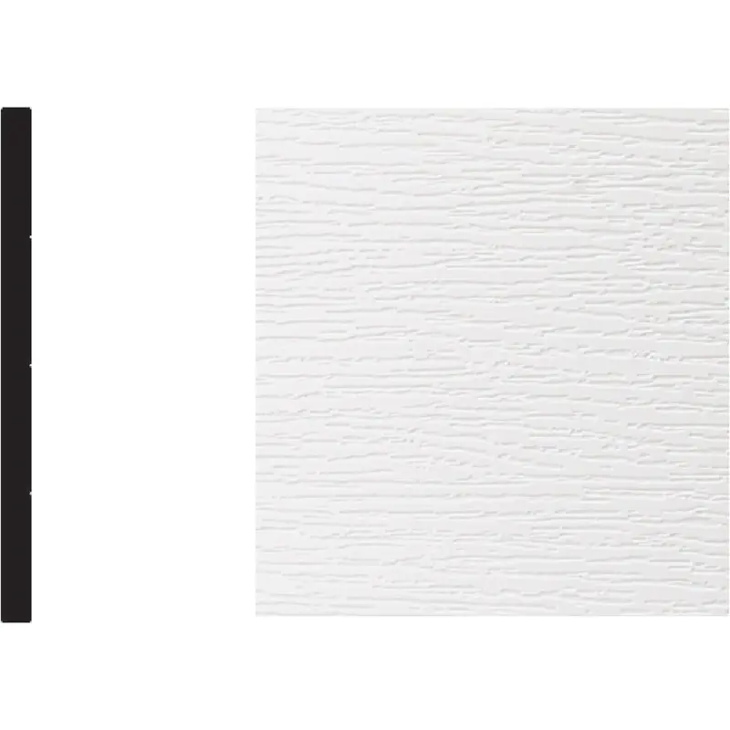 Royal Pvc Flat Molding – 5/16" X 5-13/16", 8-Foot White Trim Strip 1
