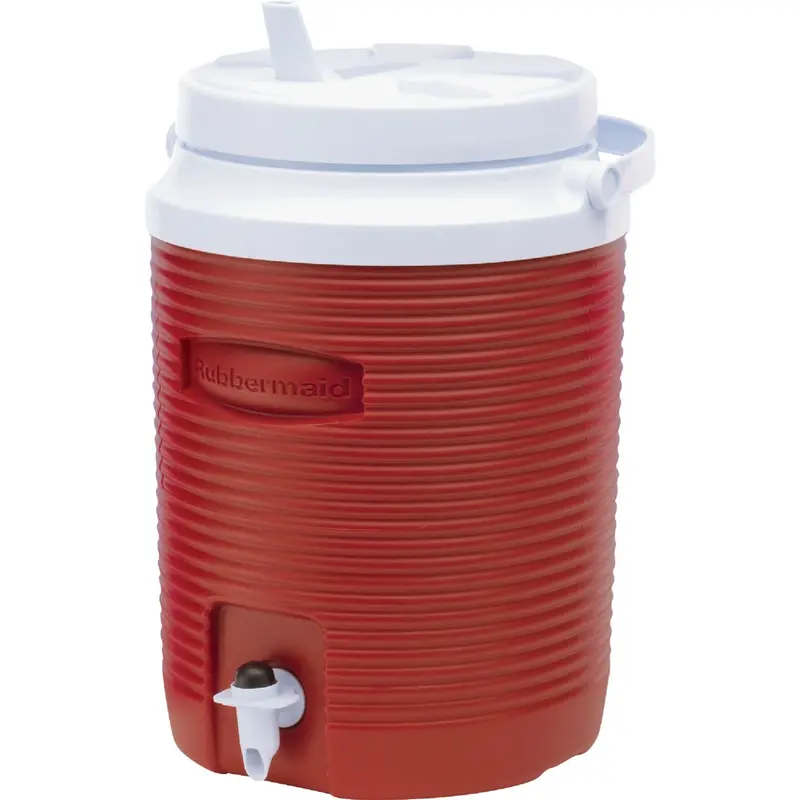 Rubbermaid Victory Water Jug – 2-Gallon, Red Plastic 1