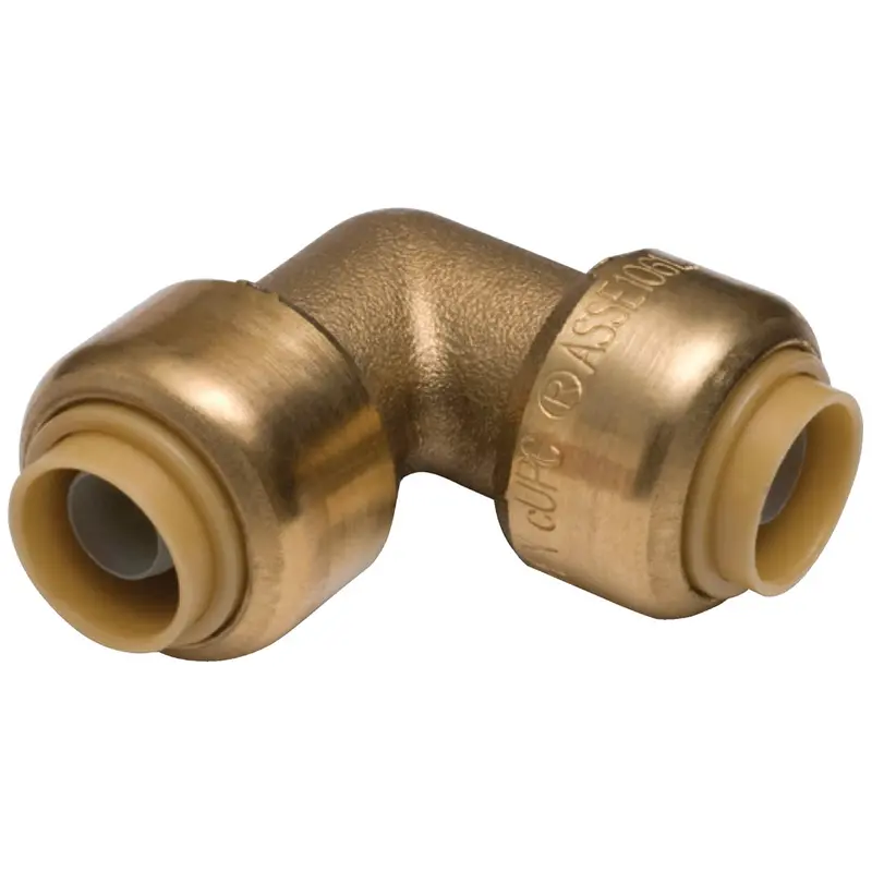Sharkbite Push-To-Connect Brass Elbow Fitting – 3/8" X 3/8", 90-Degree Angle 1