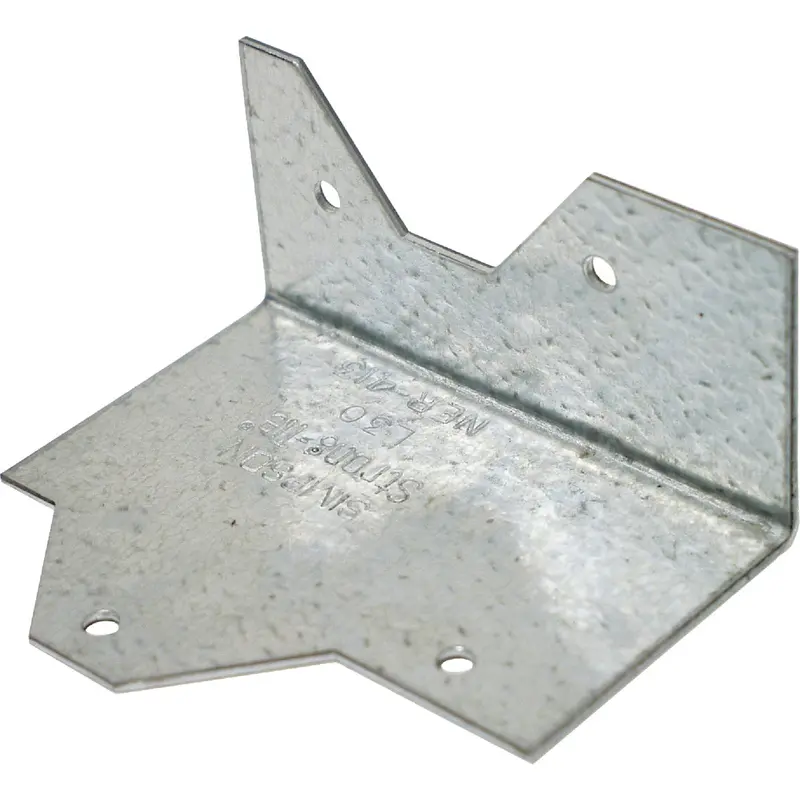 Simpson Strong-Tie Galvanized Reinforcing L-Angle – 3-Inch, 16-Gauge Steel Corner Bracket 1