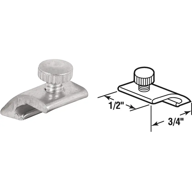Slide-Co Storm Window Panel Clips – 1/2 In W × 3/4 In L, Pack Of 4, Secure Fit 1