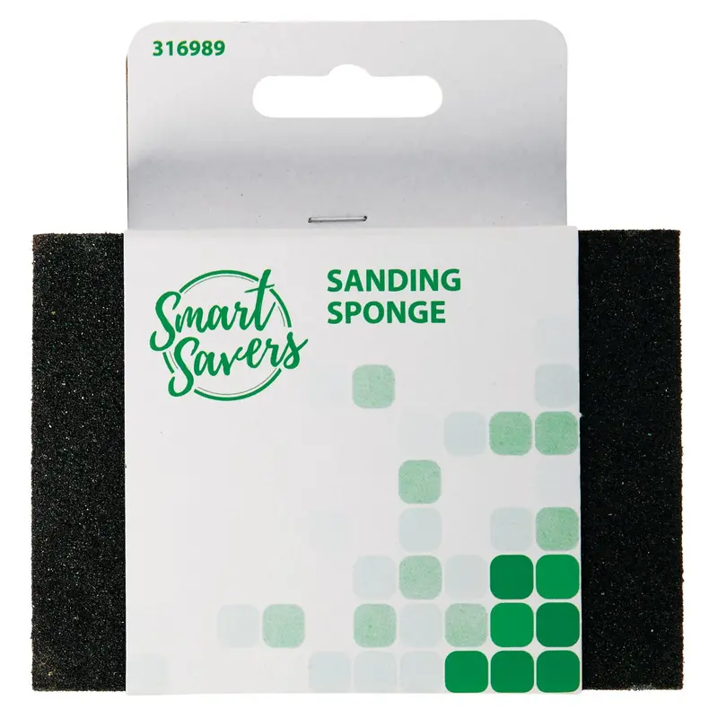 Smart Savers Medium-Density Sanding Sponge – Assorted Grits 1