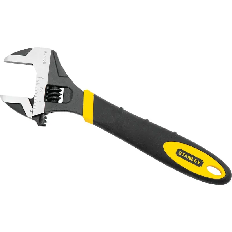 Stanley Maxsteel 10-Inch Adjustable Wrench – Heavy-Duty Design 1