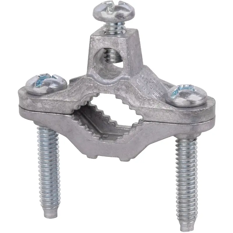 Steel City Set-Screw Ground Clamp For Awg #10–#2 Cables (1/2"–1") 1