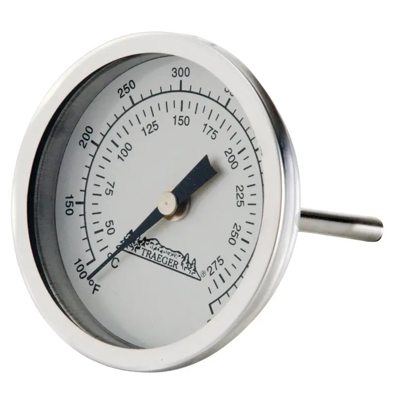 Traeger Stainless Steel Dome Thermometer – 3.5-Inch Analog Bbq Grill Gauge 1