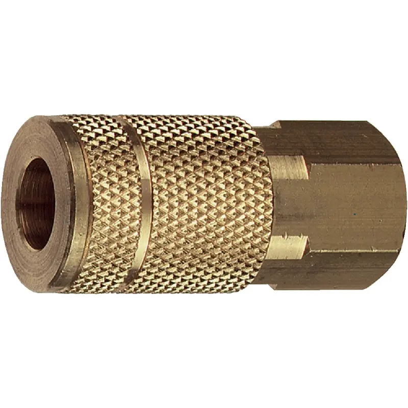 Tru-Flate Push-To-Connect Coupler – 1/4" Fnpt Quick-Release Fitting 1