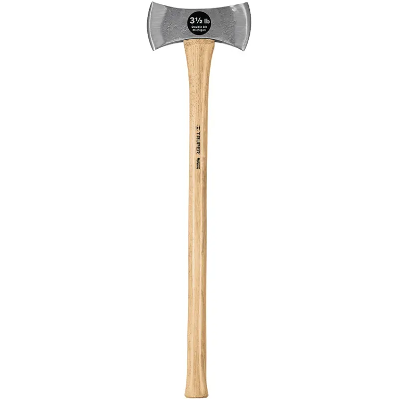 Truper Double-Bit Michigan Pattern Axe With 34-Inch Hickory Handle 1