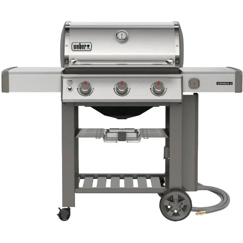 Weber Genesis Ii S-310 Natural Gas Grill – 3-Burner Stainless Steel Outdoor Cooking System 1