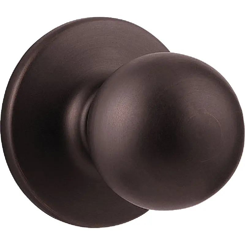 Weiser Yukon Dummy Door Knob – Venetian Bronze Non-Functional Interior Trim Set 1