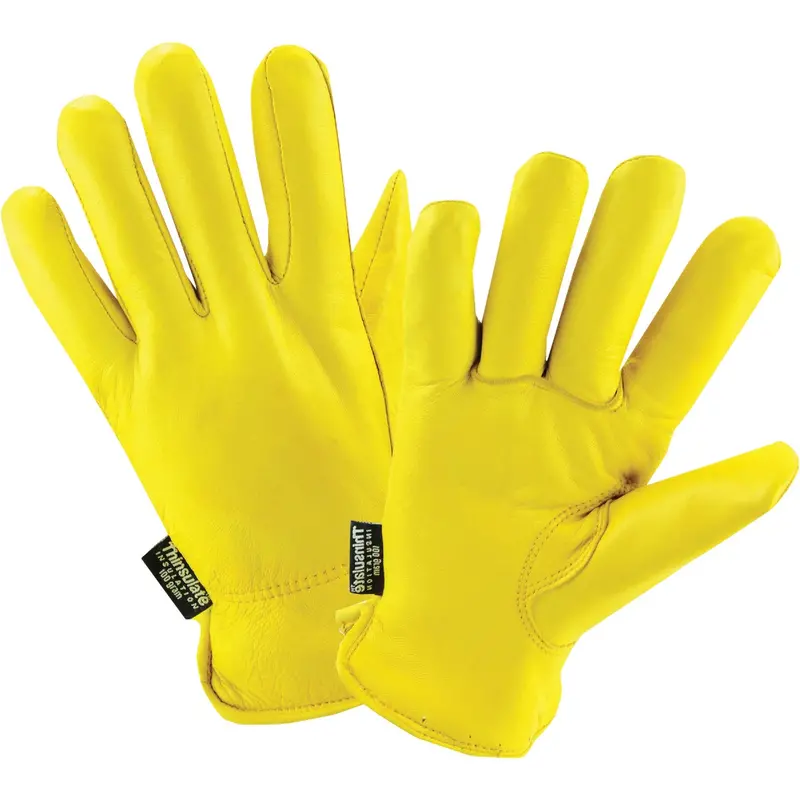 West Chester Men’S Winter Work Gloves – Large Grain Deerskin Leather With Thermal Lining 1