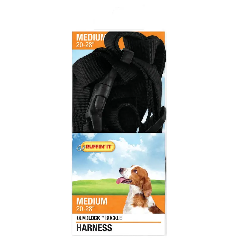Westminster Pet Ruffin' It Adjustable Nylon Dog Harness – 20" To 28" Fit 1