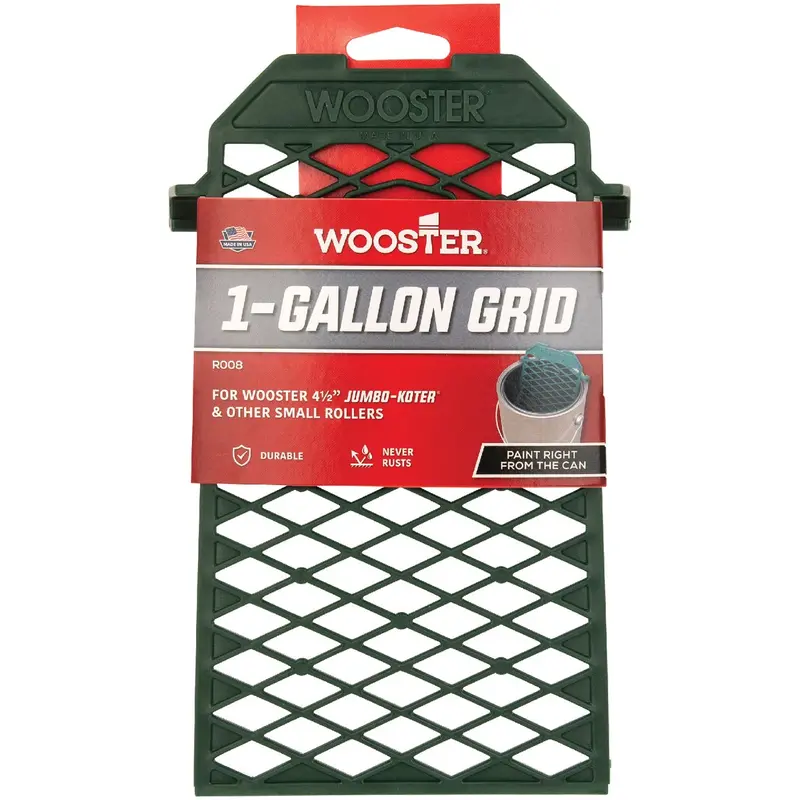 Wooster Poly Paint Roller Grid – Gallon Capacity, Durable Plastic For Smooth Rolling 1